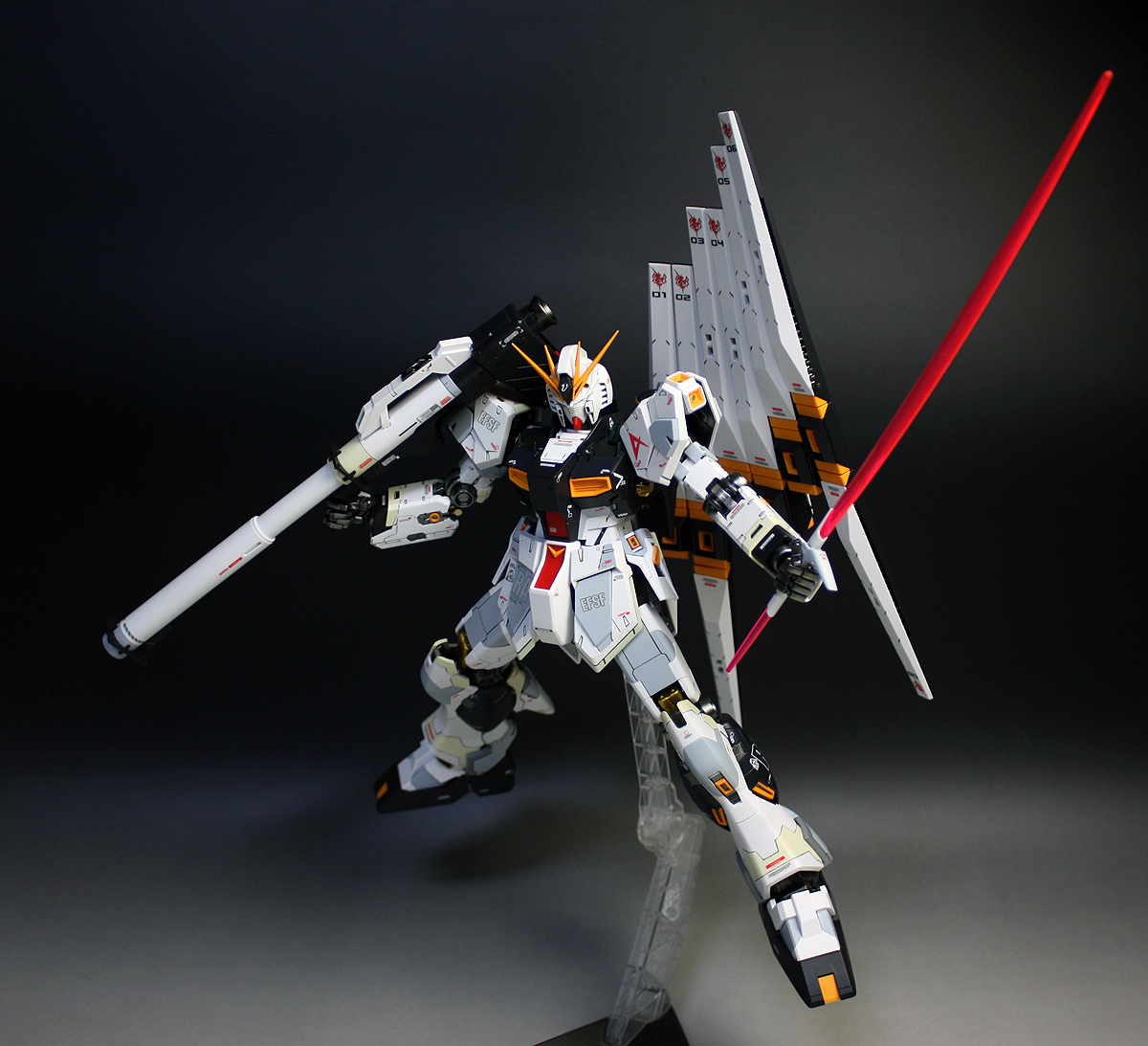 MG 1/100 nu Gundam ver. Ka painted build - Gundam Kits Collection News