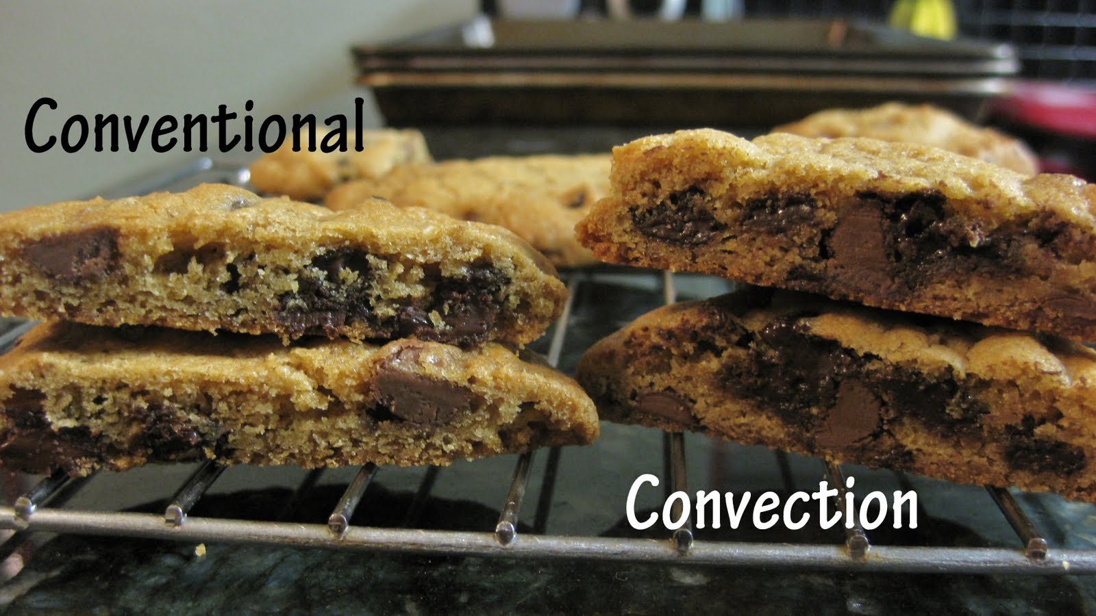 baking chocolate chip cookies in convection oven