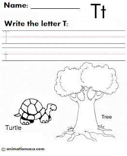 coloring pages - writing letters