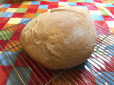 Side view of a nice plump loaf