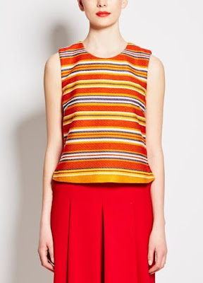 Pink Tartan Orange Stripped Beach Cropped Top 770e4385 8461 40bd b6d6