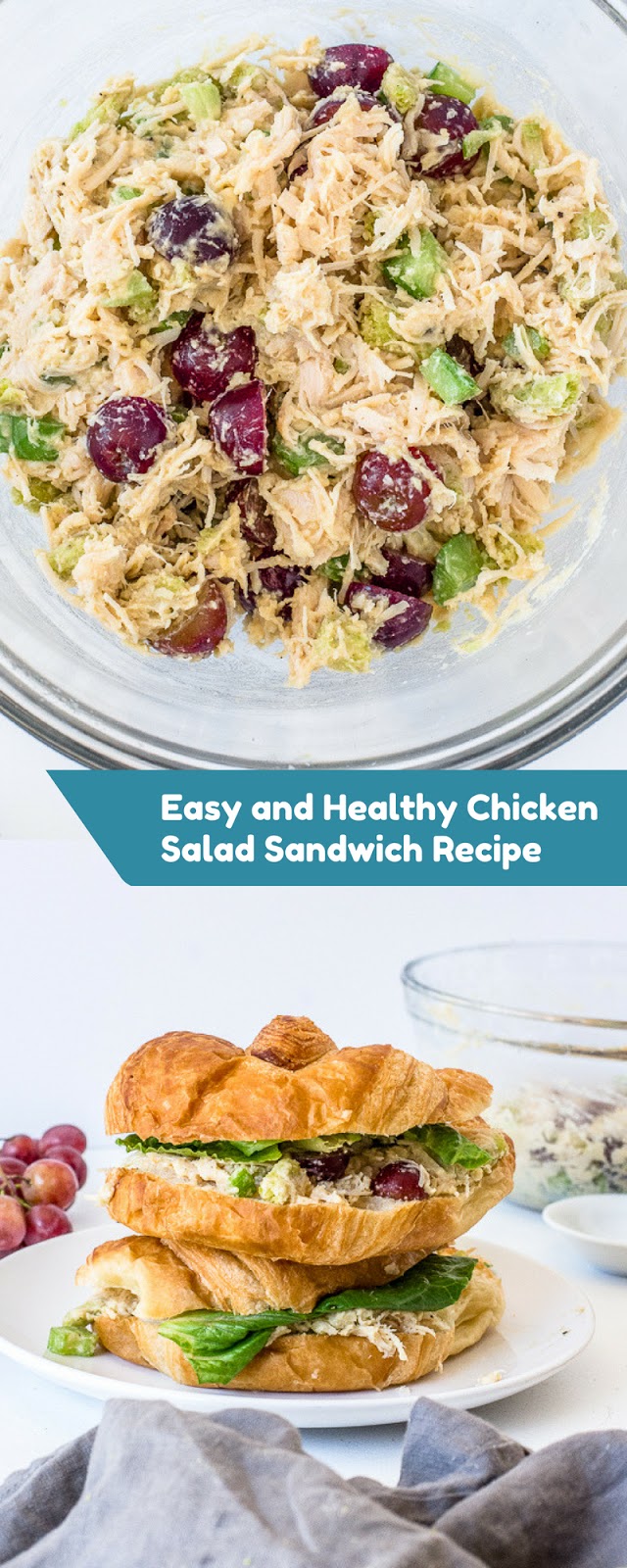 Easy and Healthy Chicken Salad Sandwich Recipe | Mariana Kitchen