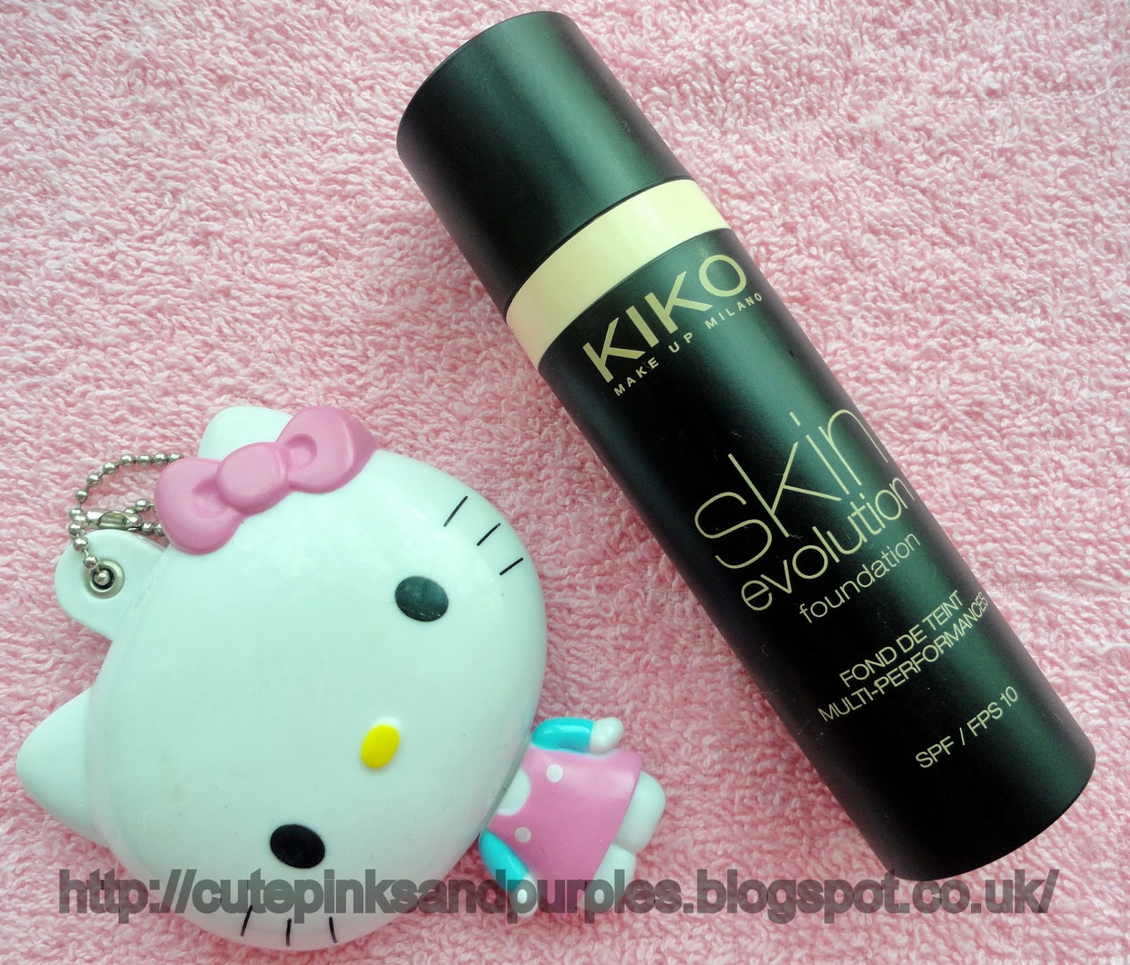 cutepinknpurple kiko skin evolution foundation SPF 10 review