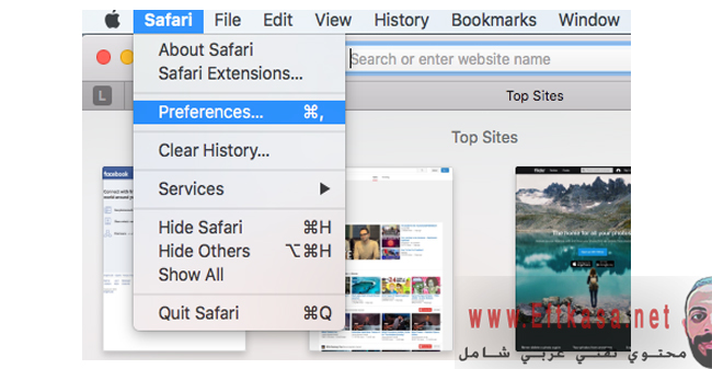 كيفية حذف ملفات تعريف الارتباط وبيانات موقع الويب المخزنة في Safari