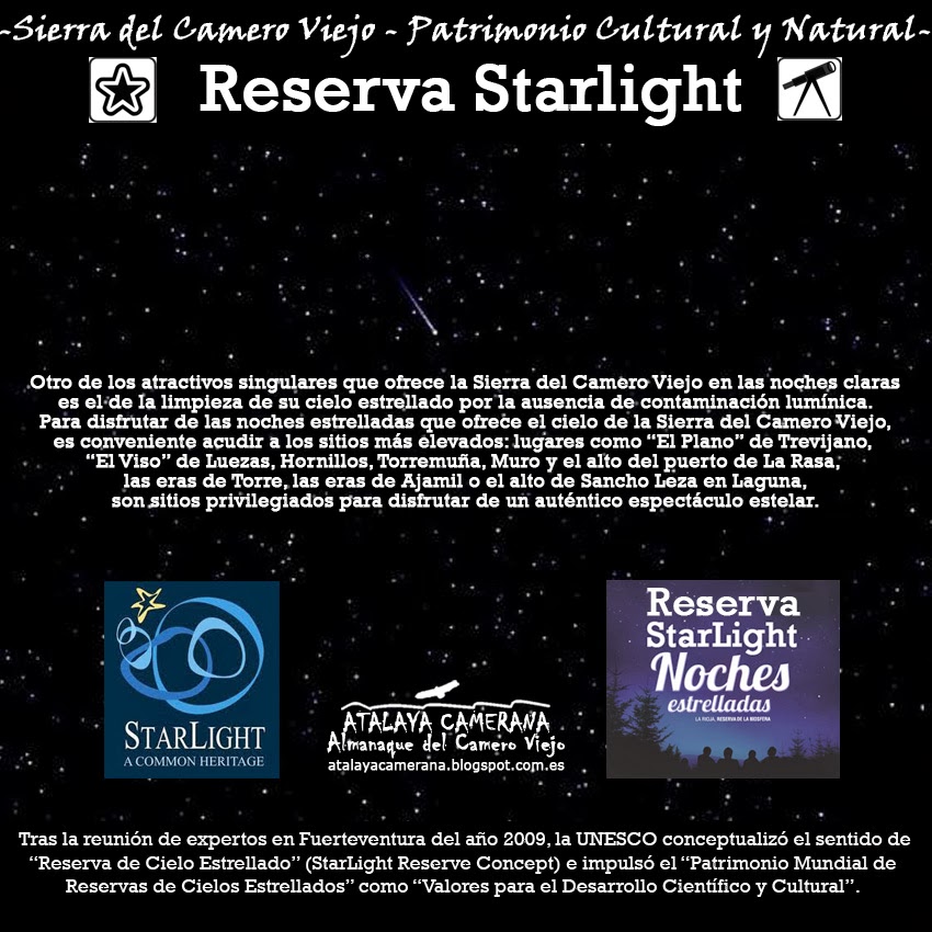 Sierra del Camero Viejo: Reserva de la Biosfera y Reserva Starlight