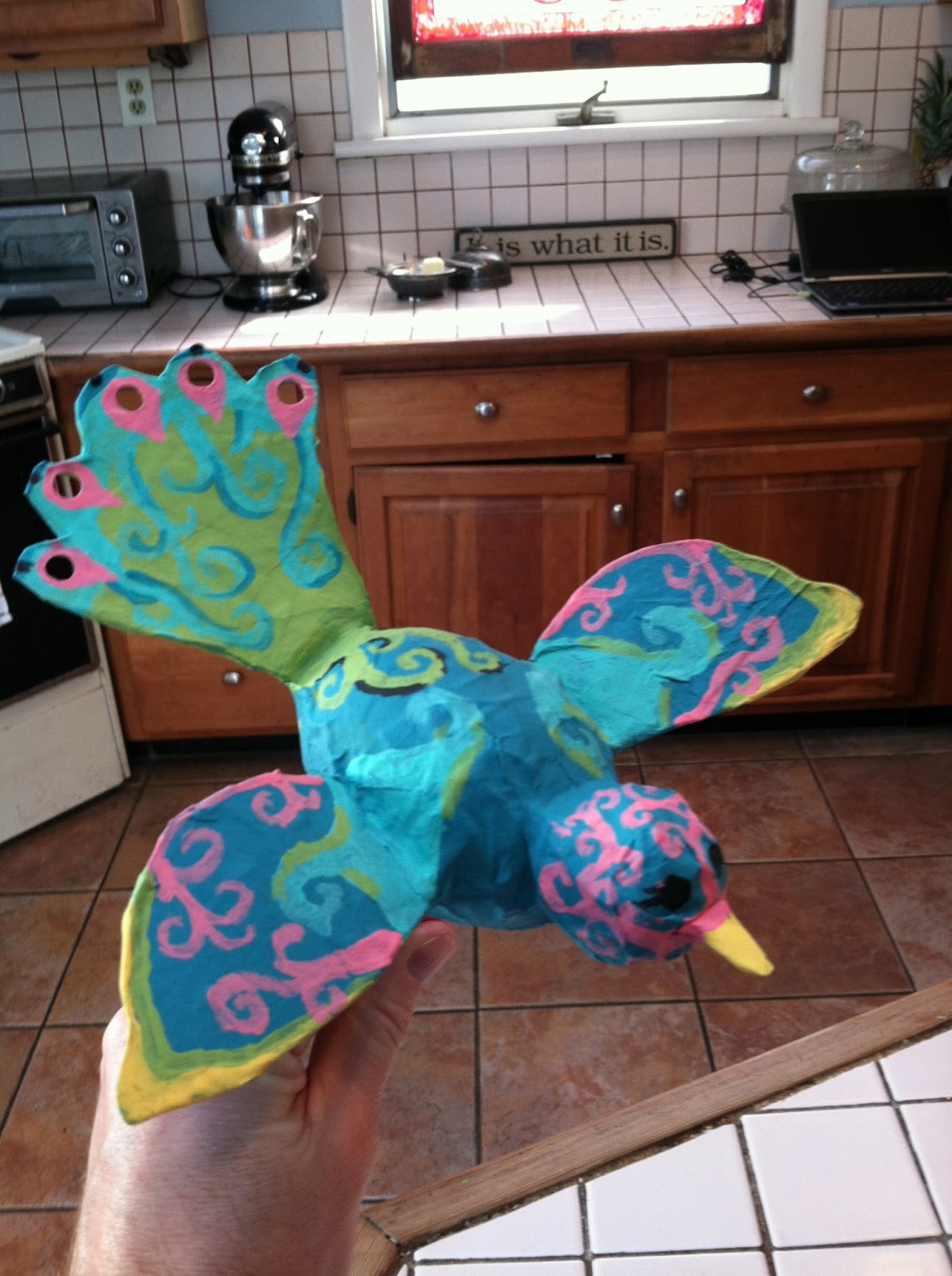 BellaBri Spring Has Sprung Paper Mache Bird