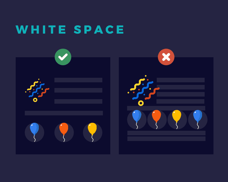 The Significance of White Space (AKA negative space) In Design