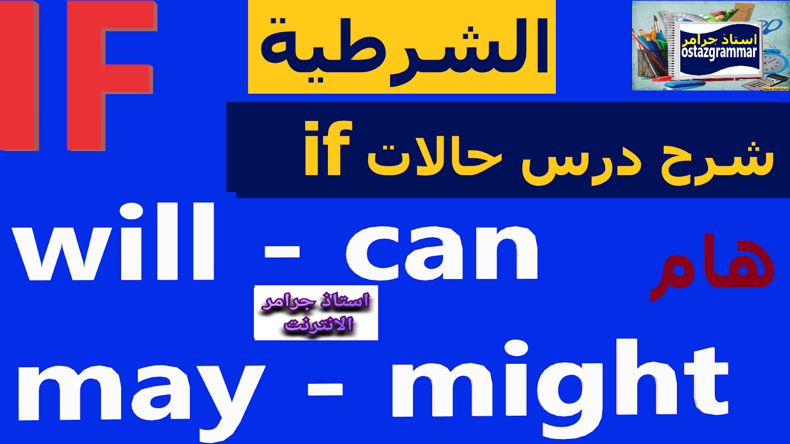 حالات If الجمل الشرطية في اللغة الإنجليزية شرح قاعدة لو If