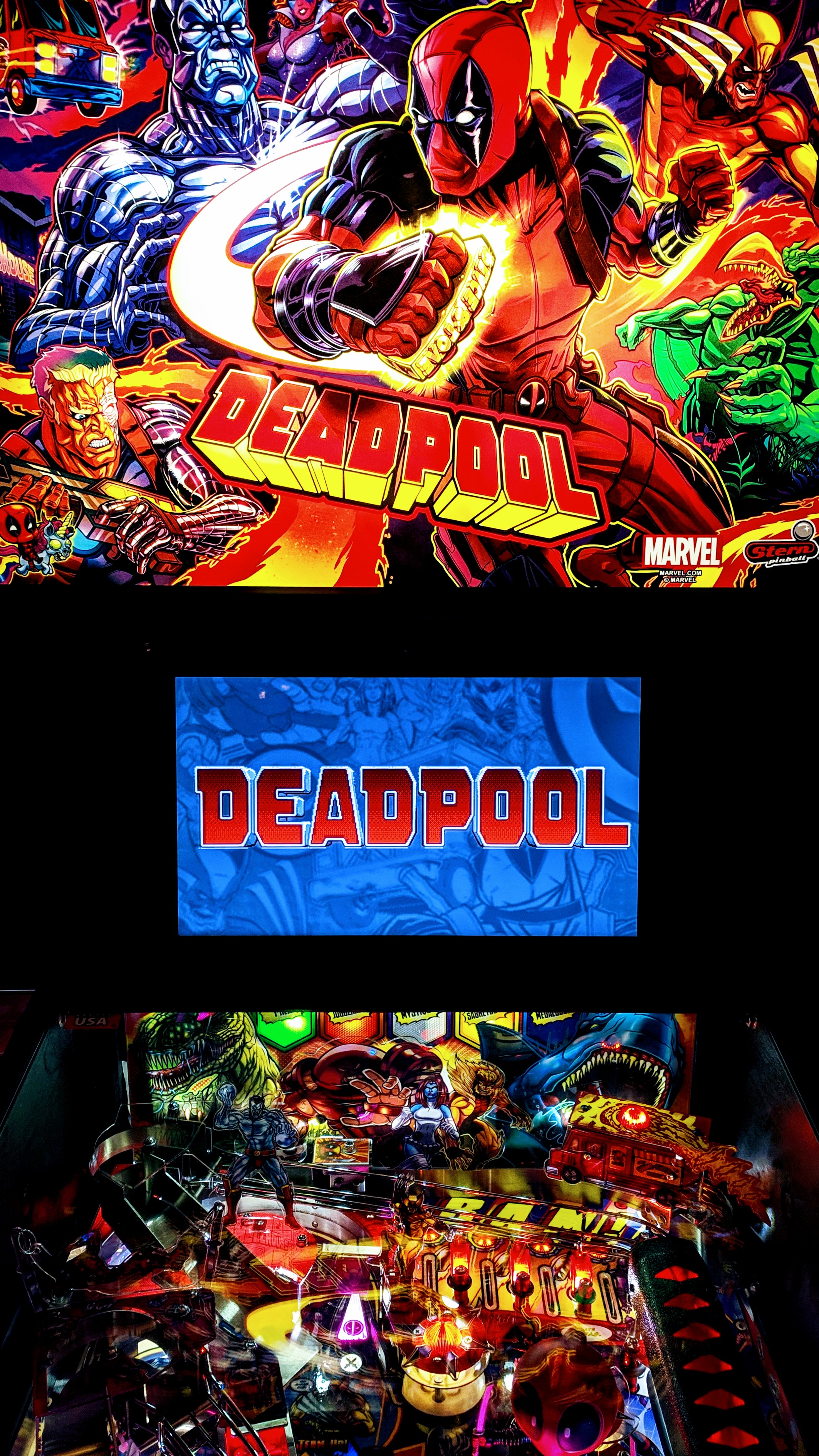 Deadpool pinball machine