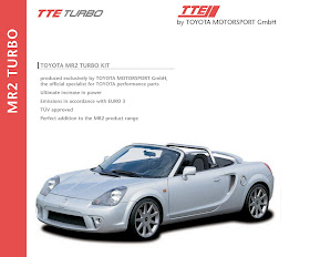 Toyota MR2 TTE Turbo, MR-S, brochure