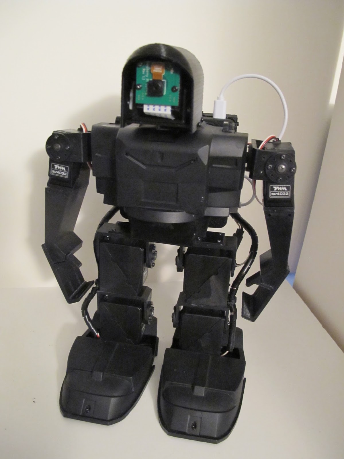 I, Bioloid Raspberry Pi Controlled (IoT) Humanoid Robot is now For