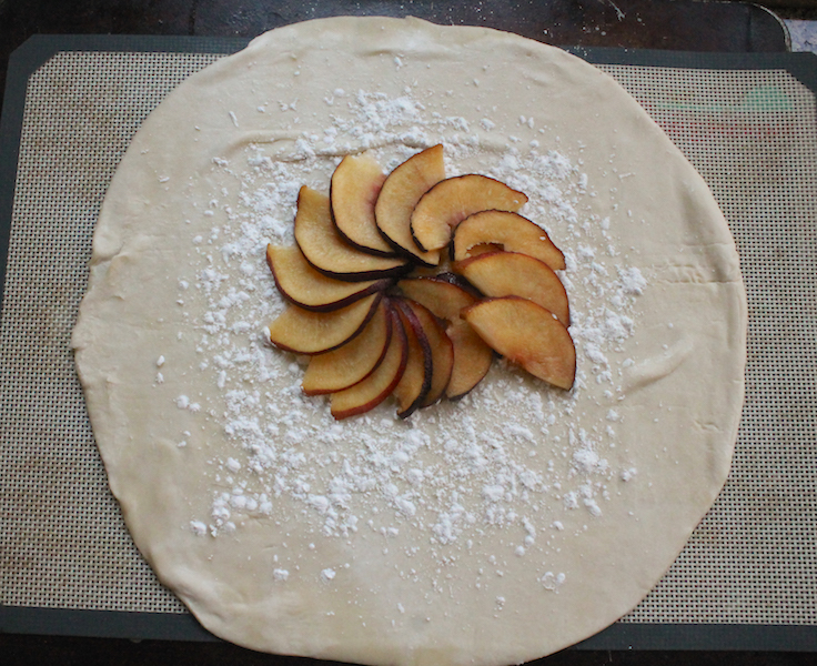 Food Lust People Love Brown Sugar Nectarine Tart FridayPieDay