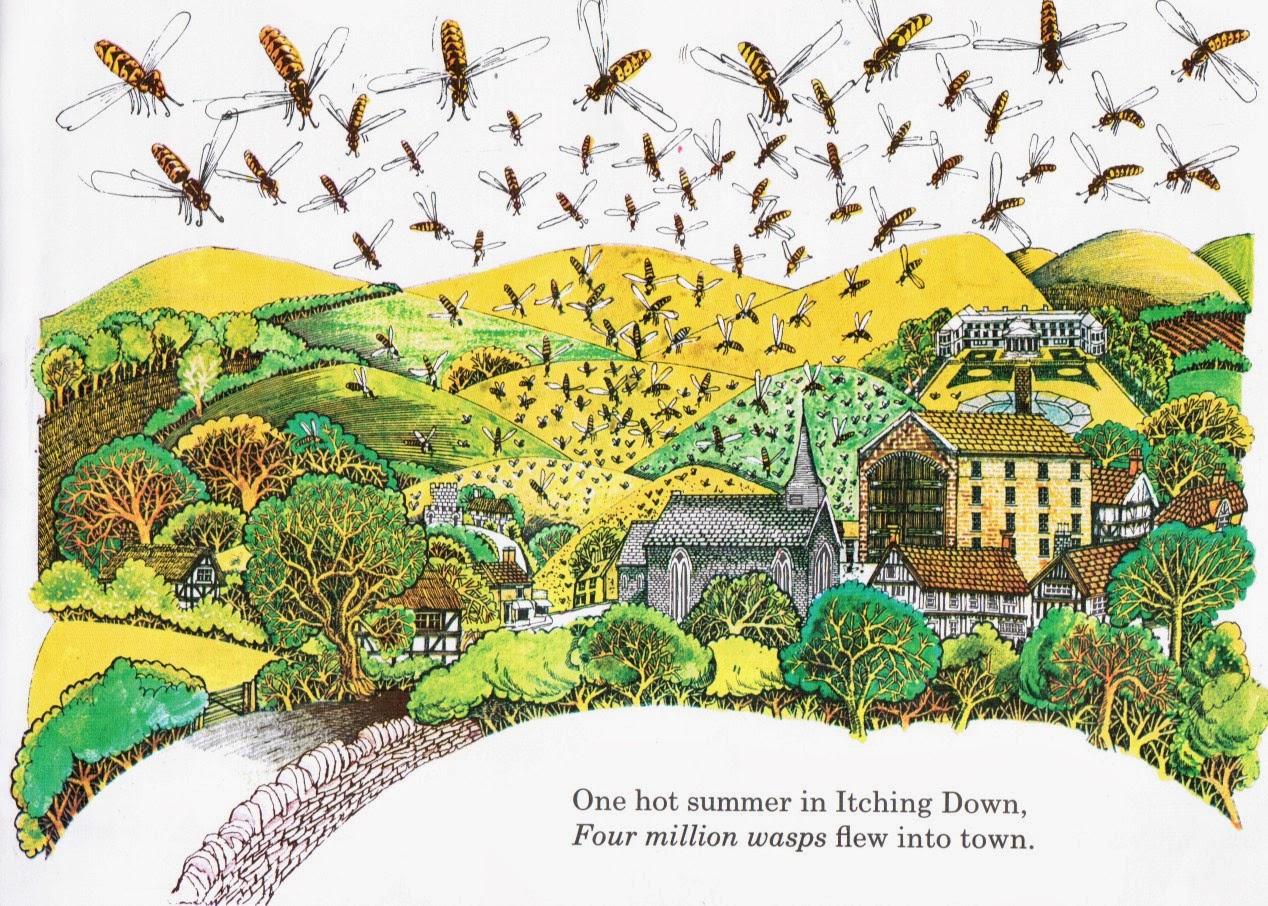 Pictures from an Old Book "The Giant Jam Sandwich" Story & Pictures by