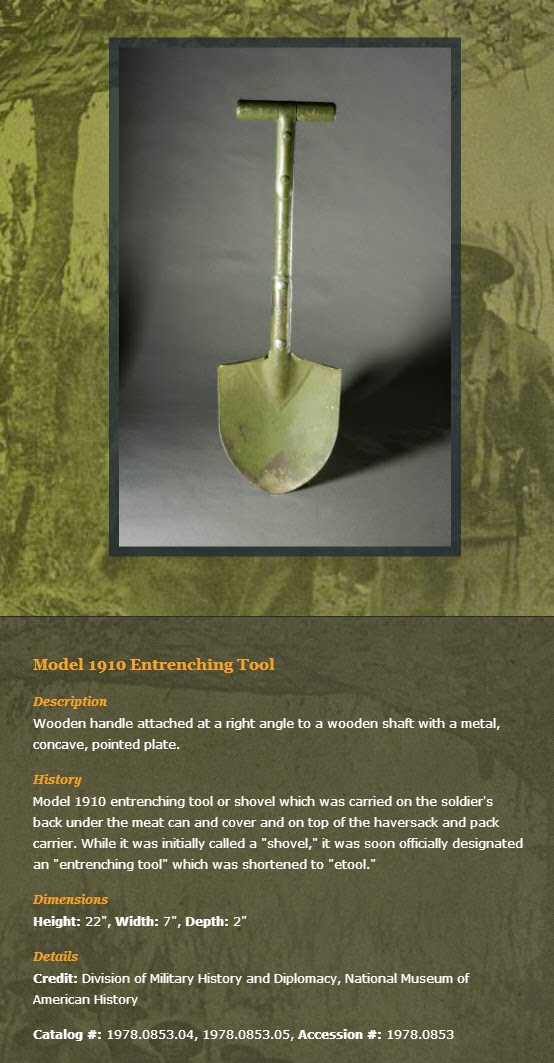 Roads to the Great War Weapons of War The Entrenching Tool