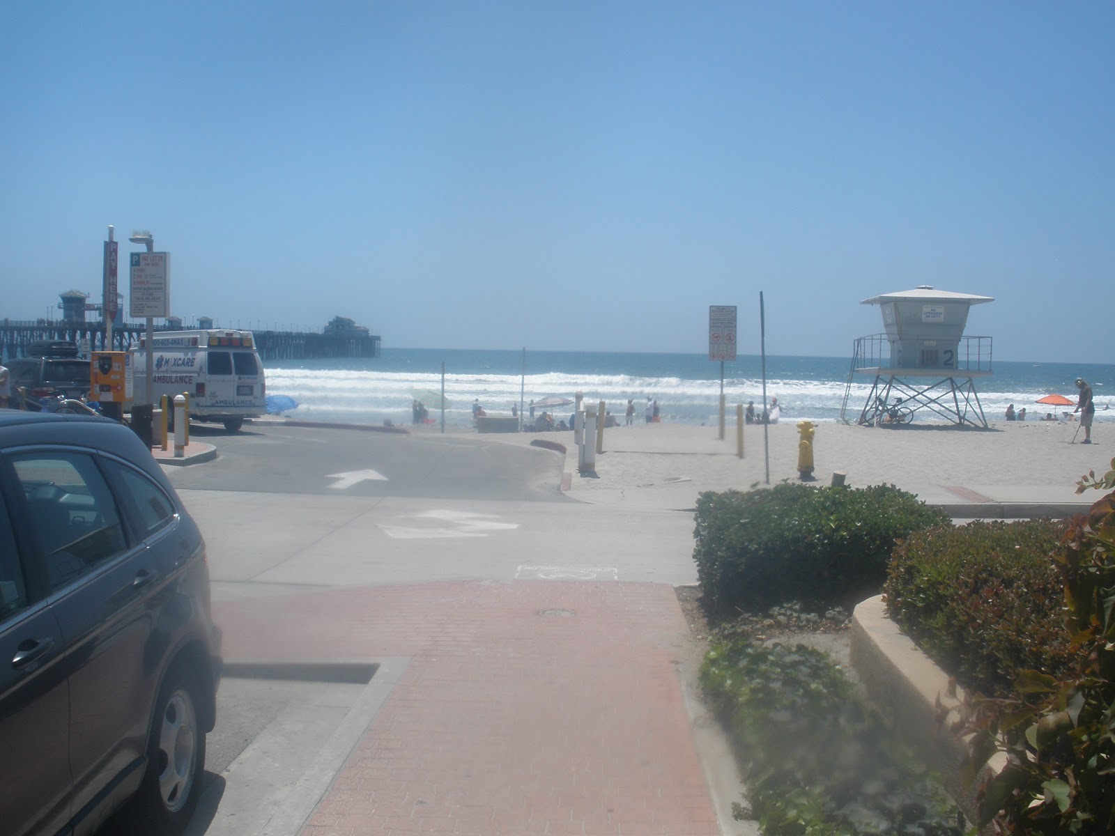 Lone Ocean Swimmer, Oceanside, CA Around the Oceanside Pier Swim Done
