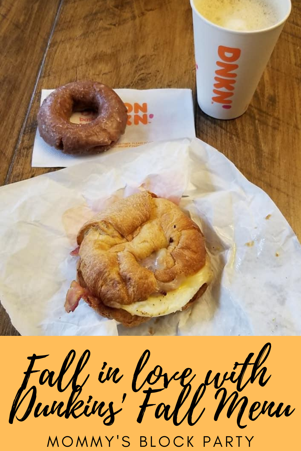 Fall In Love With Dunkin Donuts Fall Menu 20 00 Dunkin Gift Card Giveaway Mommy S Block Party