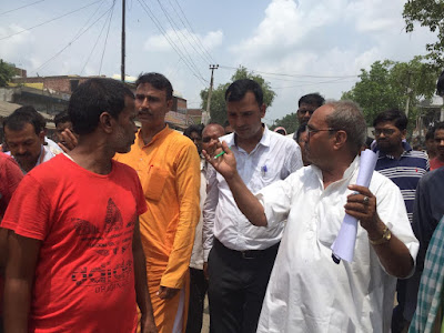 धरनार्थियों के मसले हुए हल, वजीरगंज में घंटों से लगी सड़क जाम ख़त्म