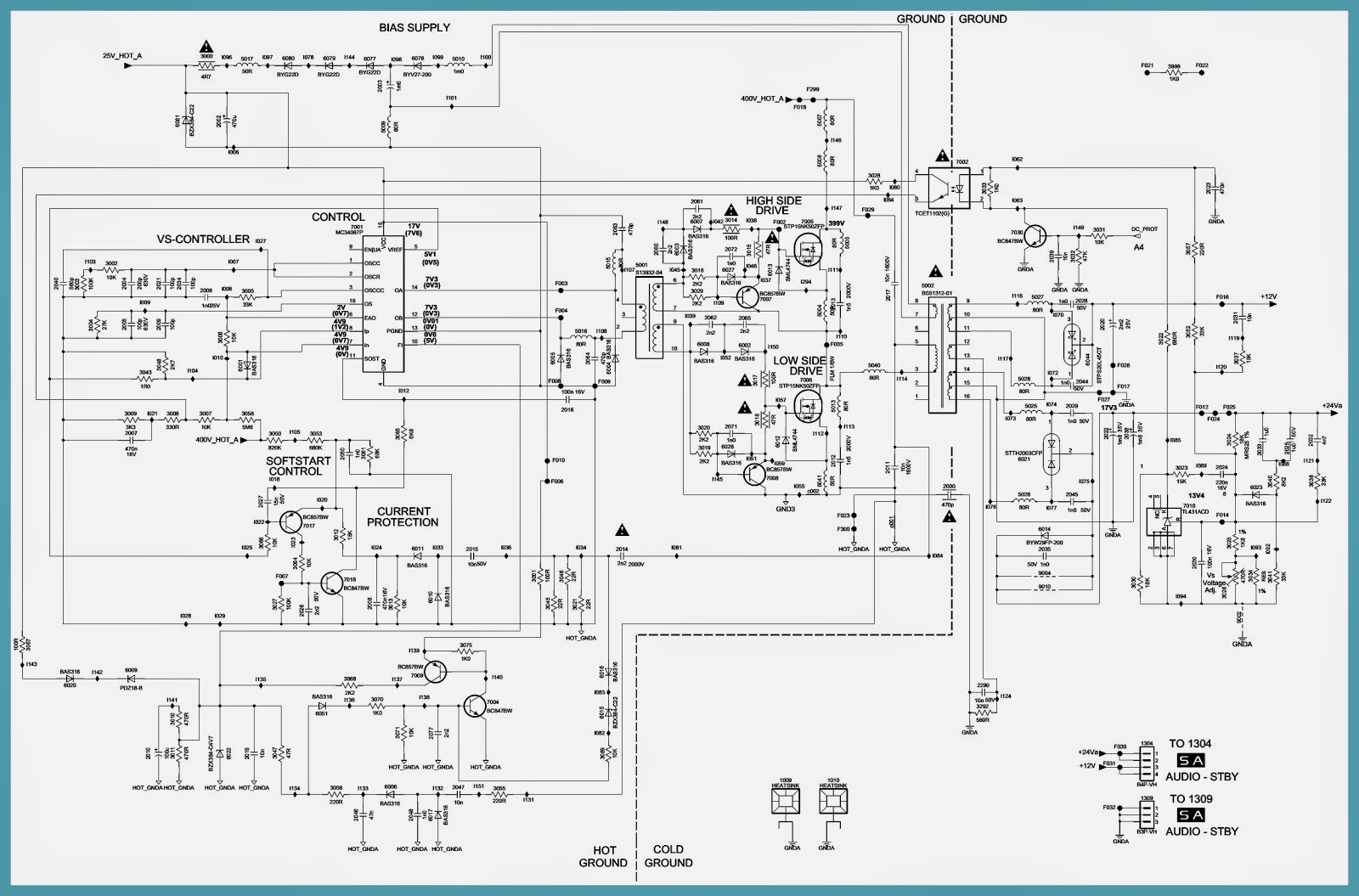 PHILIPS 42" LCD TV - POWER SUPPLY SCHEMATIC | Electro help