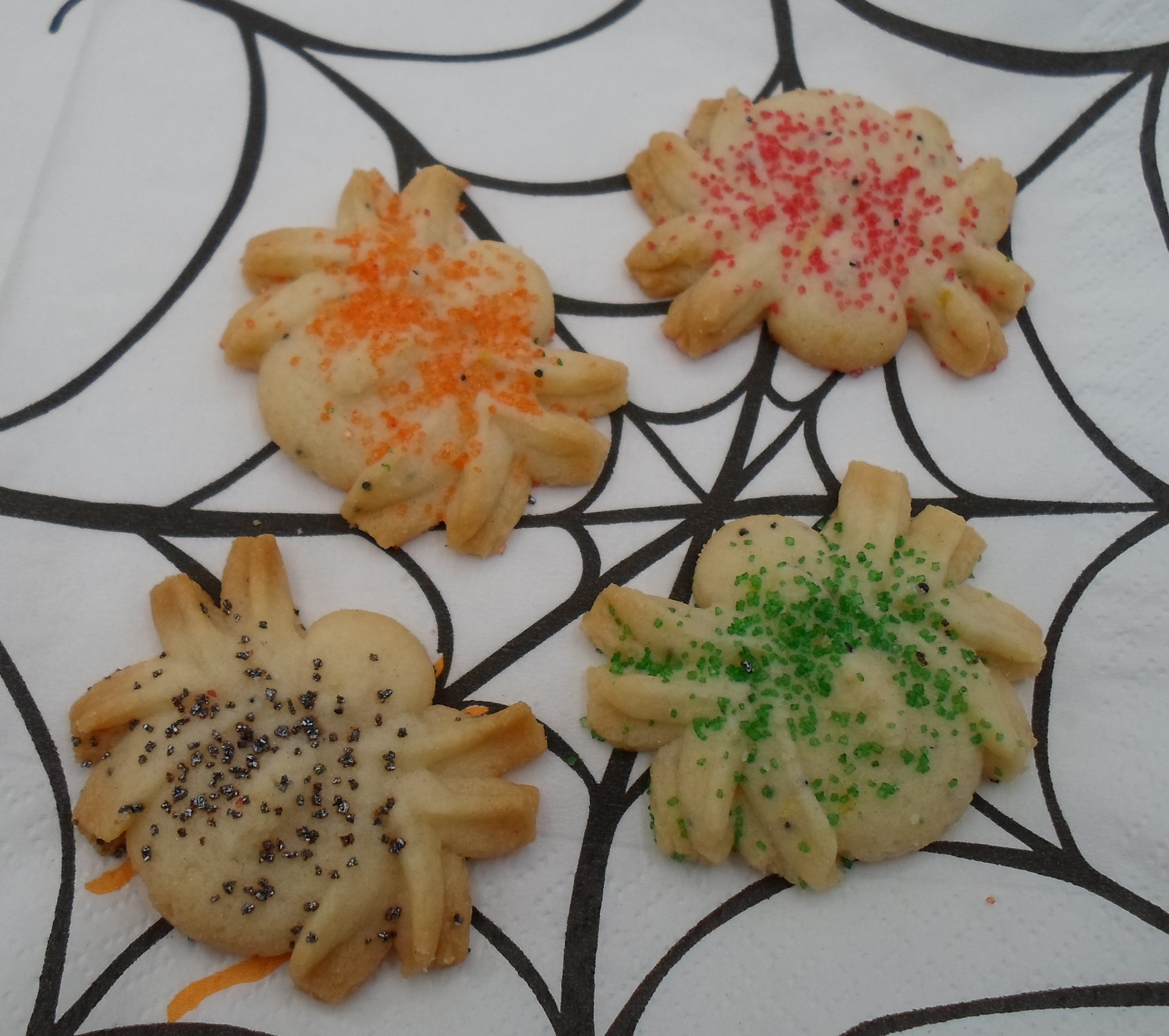 Happier Than A Pig In Mud Lemon Poppy Seed Spritz Cookies Halloween