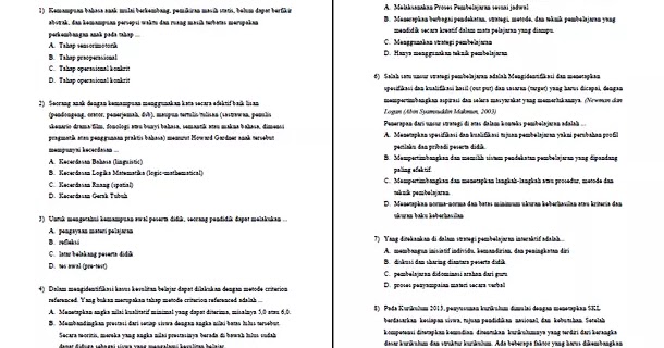 View Contoh Soal Ukg Sd Dan Kunci Jawaban Pics