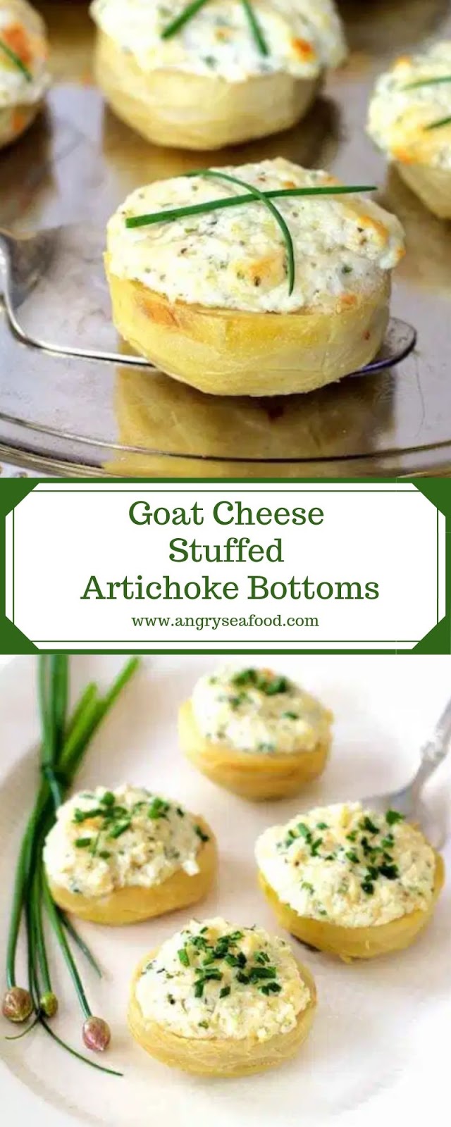 Goat Cheese Stuffed Artichoke Bottoms Goat Cheese Stuffed Artichoke Bottoms