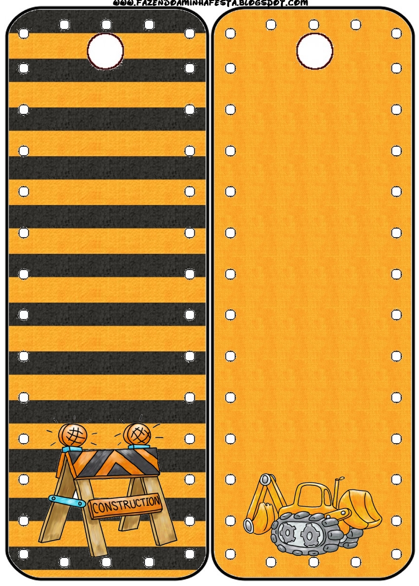 Construction Themed Party Free Party Printables. Oh My