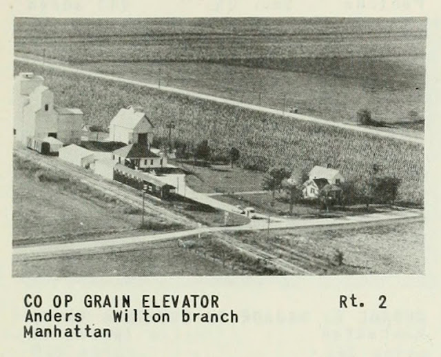 Towns and Nature Wilton, IL Crawford Grain Elevator, two wood