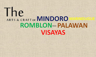 MAPEH Homepage: Arts and Crafts of MIMAROPA and Visayas | Asynchronous