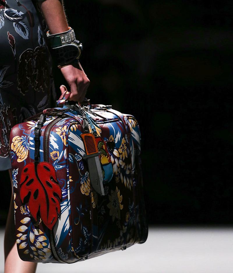 Fashion & Lifestyle: Prada Print Bags... Spring 2014 Womenswear