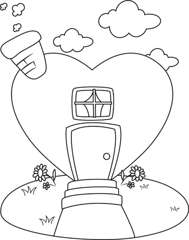 30 Loveable Valentine's Day Images for Amazing Colouring Fun - Clipart Blog
