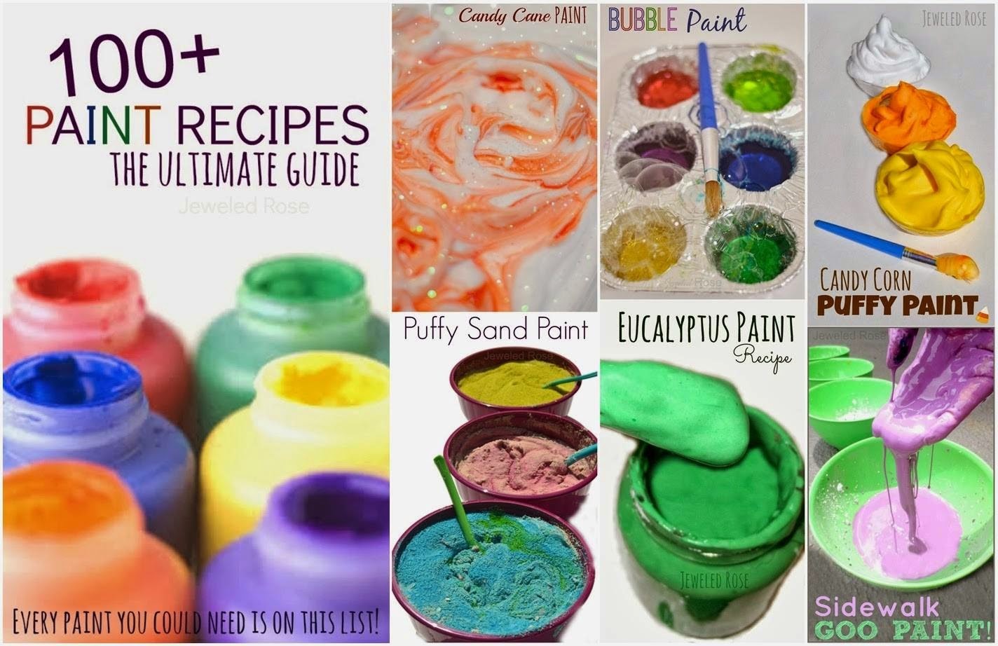 DIY Homemade Paint Recipes Creative Ideas