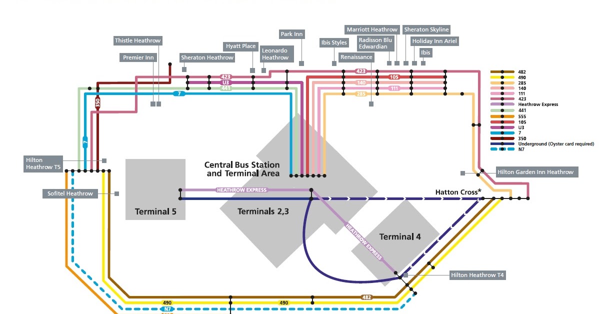 My Treasure Chest London Free Public Bus from Heathrow Airport to