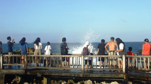 Nusa Dua beach water blow the Unique Wedding venues in Bali 