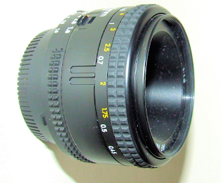 50 mm Nikon normaal objectief voor fullframe of 35 mm