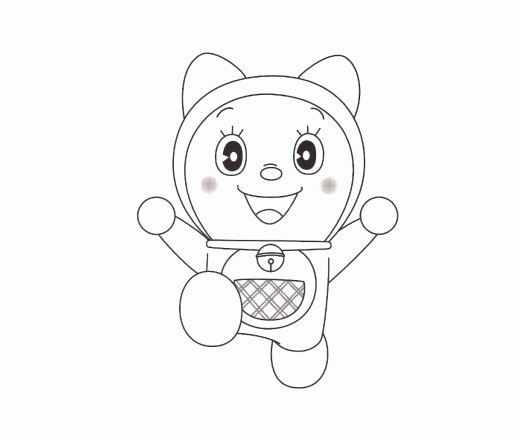 Download Coloring Pages Doraemon, Nobita, Dorami, Shizuka, Suneo ...