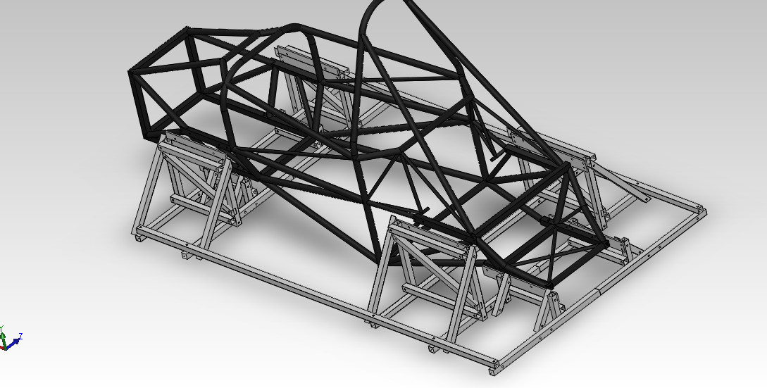 Duke University Motorsports New Frame Jig