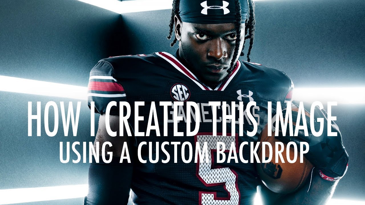 HOW TO BUILD and LIGHT a CUSTOM Backdrop for a Photo Shoot