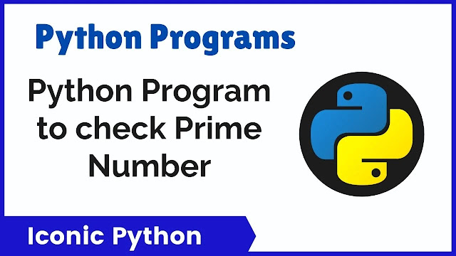 Python Program to check Prime Number