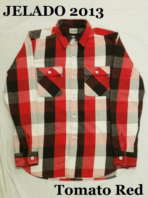JELADO Round Up Shirt Cherry ネルシャツ 別注商品 trtgroup.ca