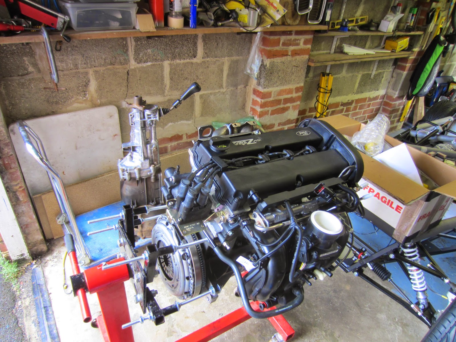 Keiths Westfield Kit Car Engine Build Up Starts