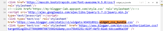 finding widget_css_bundle.css on blog source code.