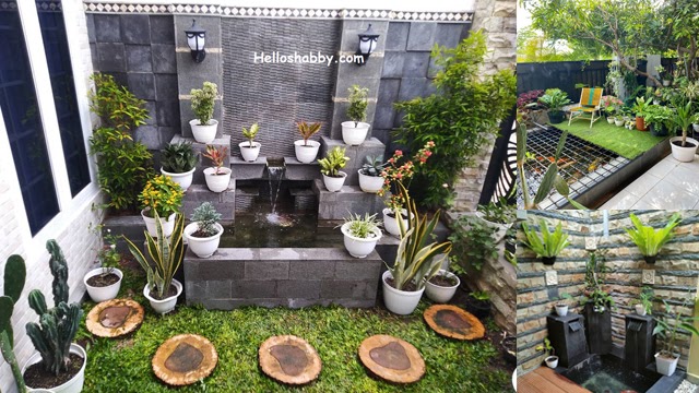 6 Desain Kolam Ikan Minimalis dengan Taman yang Indah ~ HelloShabby.com