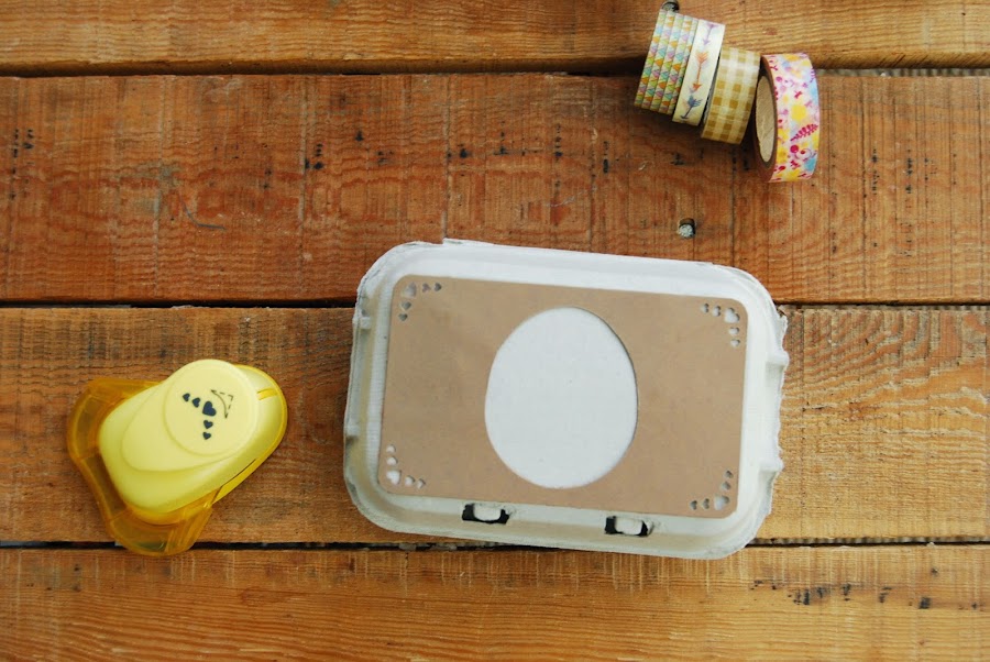 Tutorial caja de huevos para Pascua