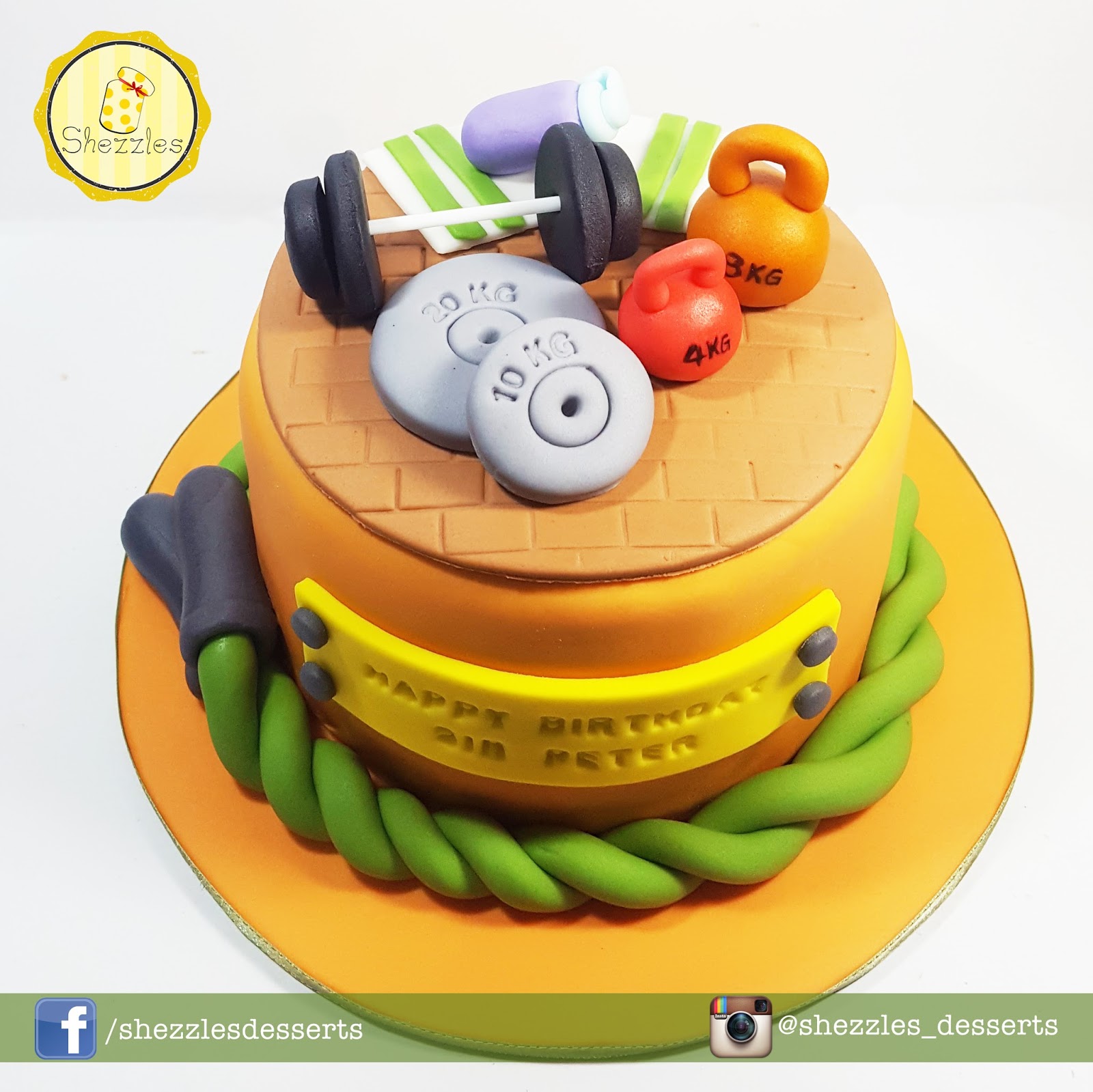 Birthday Cake Gym Theme Tabitomo