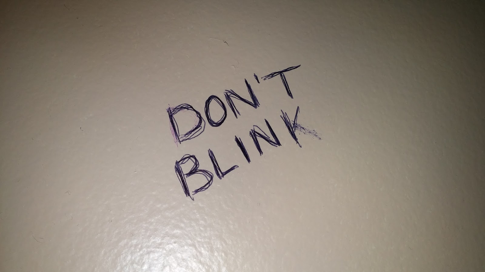 This History of Ours To blink or not to blink