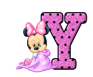 Alfabeto de Minnie bebé llorando Y.