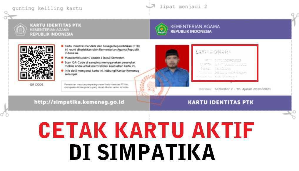 Langkah Langkah Cetak Kartu Keaktifan Di Simpatika Kemenag Berbagi Tutorial