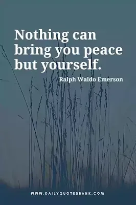 Best inspirational famous short quotes about peace of mind, love, life, world and yourself