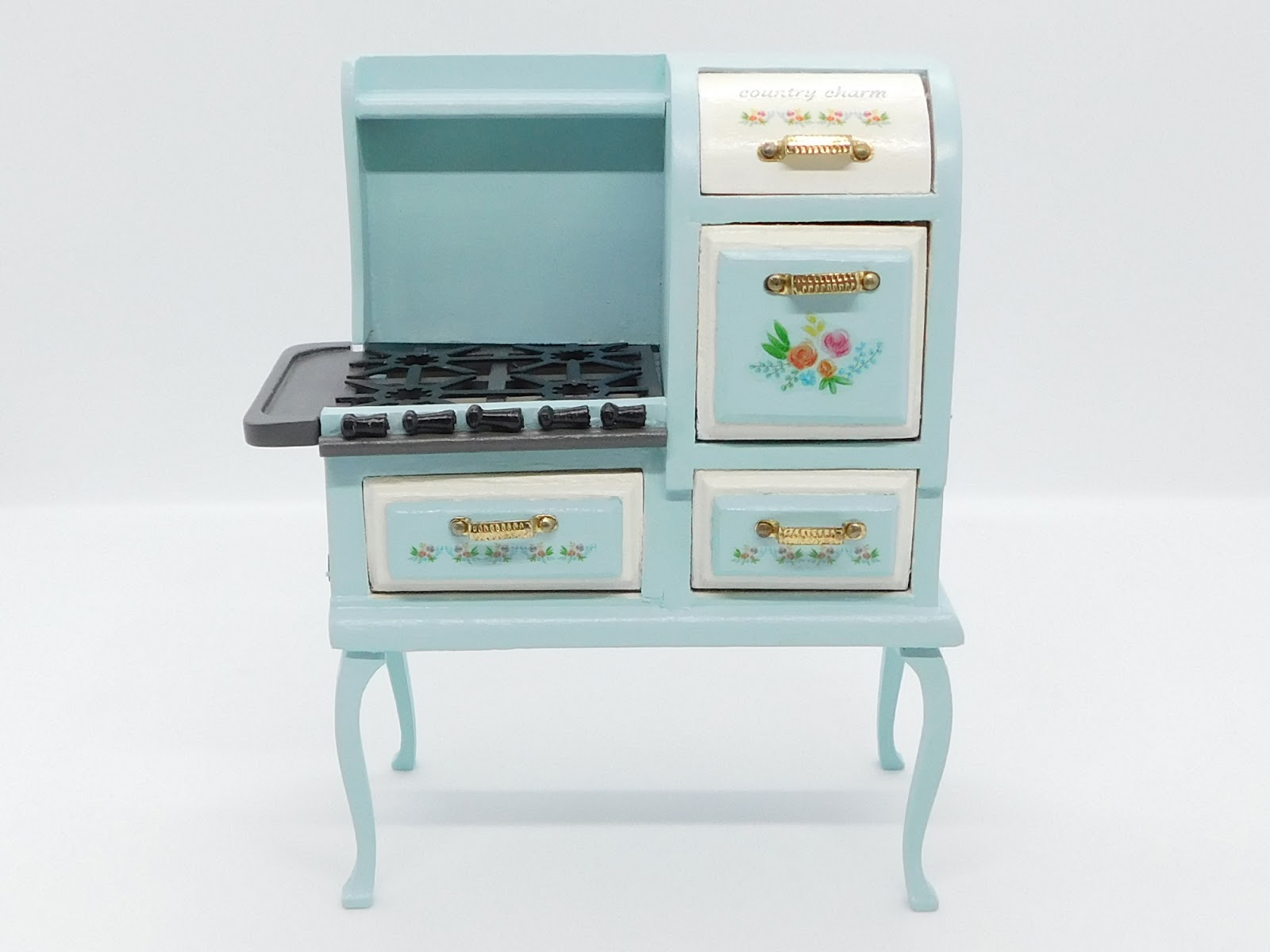 Dollhouse Miniature Vintage Stove Makeover The Small Stuff Studio