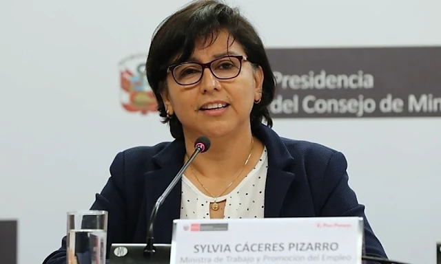 La ministra de Trabajo, Sylvia Cáceres